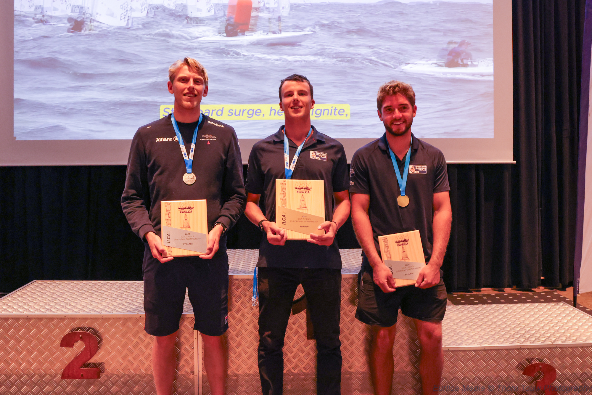 2025 ILCA 7 Europeans medallists