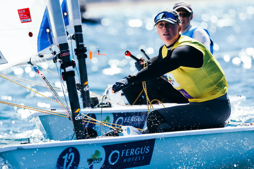 Daisy Collingridge secured a silver medal in the ILCA 6 class (credit: Sailing Energy)