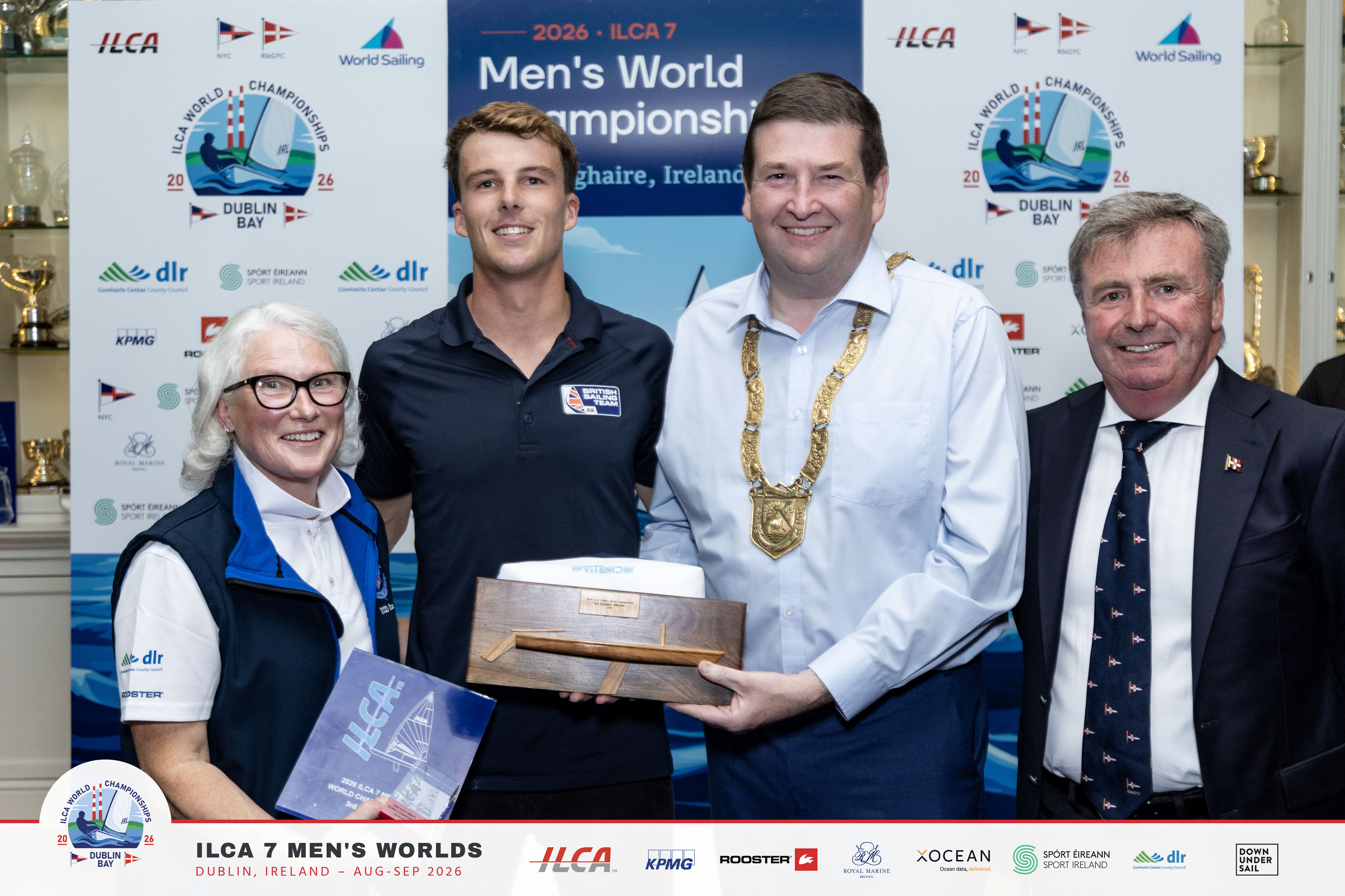 Micky Beckett won his third world championship medal in sailing