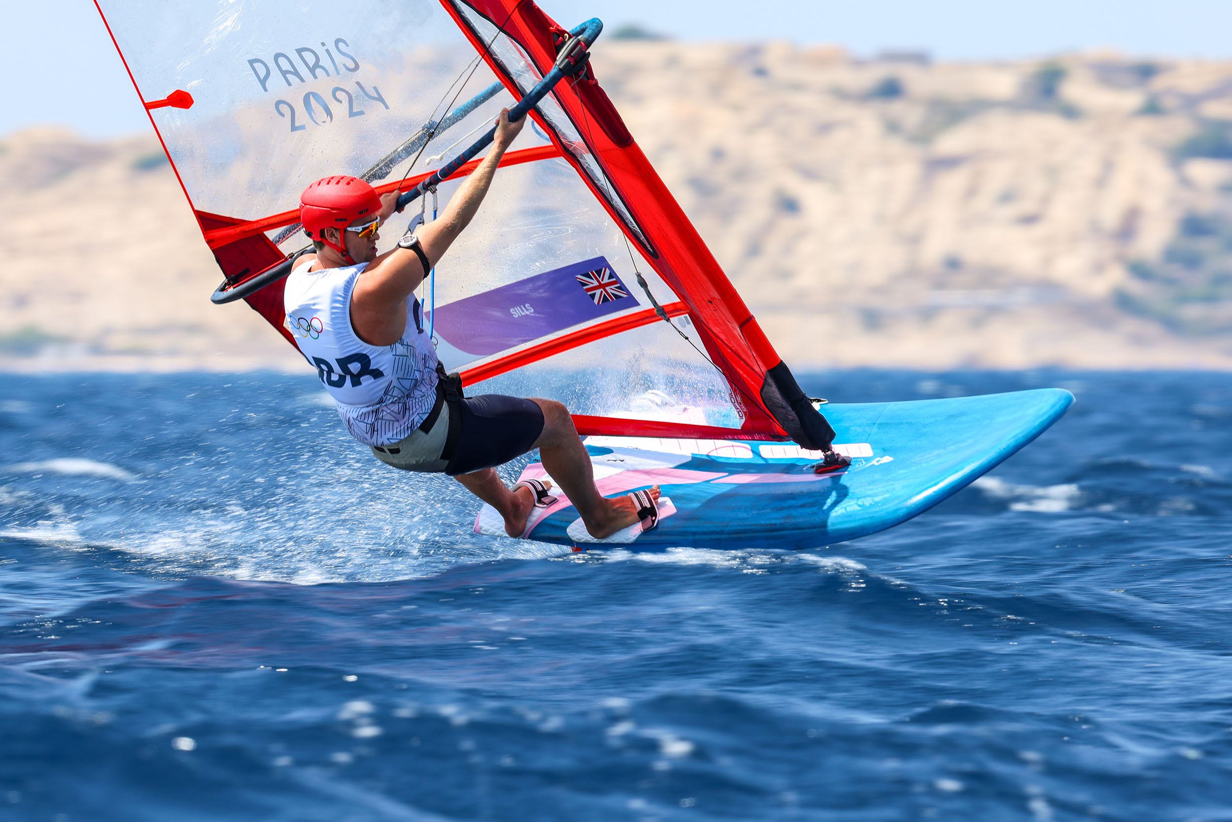 Sam Sills had a solid day to move up to ninth. © World Sailing