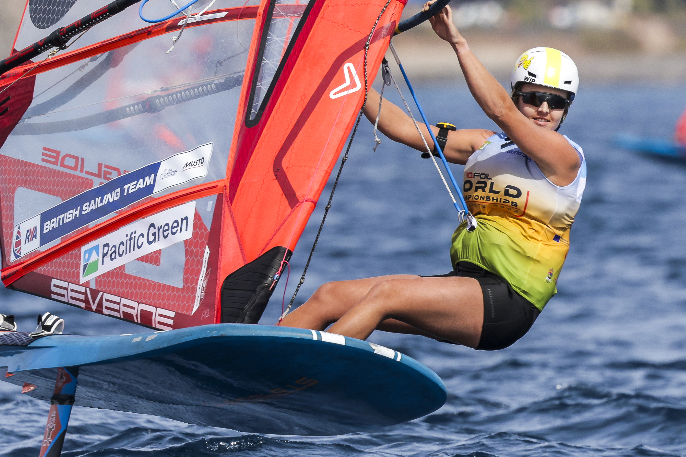 Emma Wilson in action. © Sailing Energy