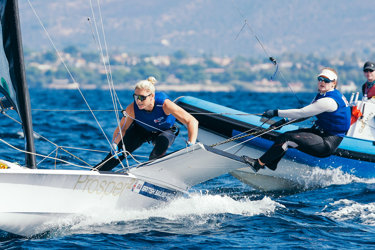 Freya Black and Saskia Tidey won gold in 2025 (credit: Sailing Energy / Trofeo Princesa Sofia